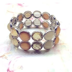 Vintage Brown Stretch Bracelet